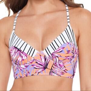 Salt+Cove LILAC MULTI Hawaii Bikini Swim Top